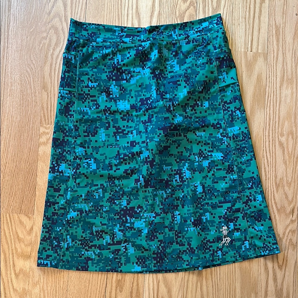 Digital Camo Green Skirt